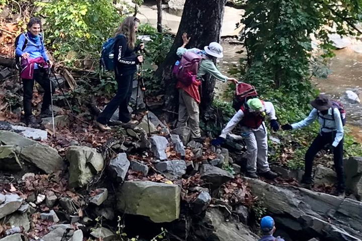 WB Hikers on Potomac Heritage Trail